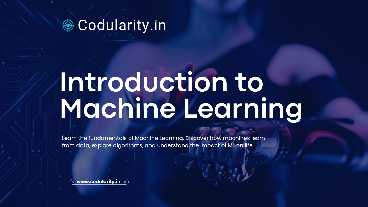 Introduction to Machine Learning